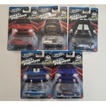 Hot Wheels 1:64 Zestaw Fast Furious Dream Lineup - 5 szt